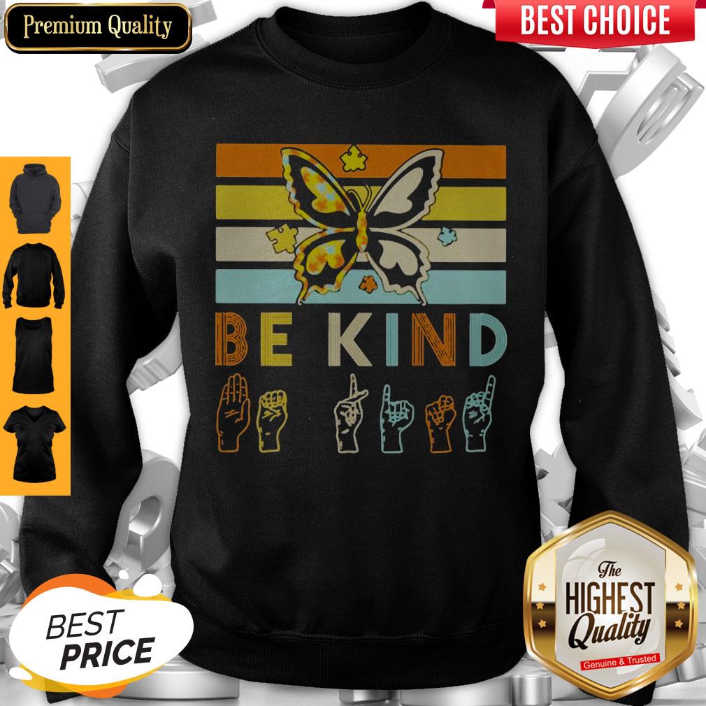 Pretty Butterfly Kindness Be Kind Vintage Shirt