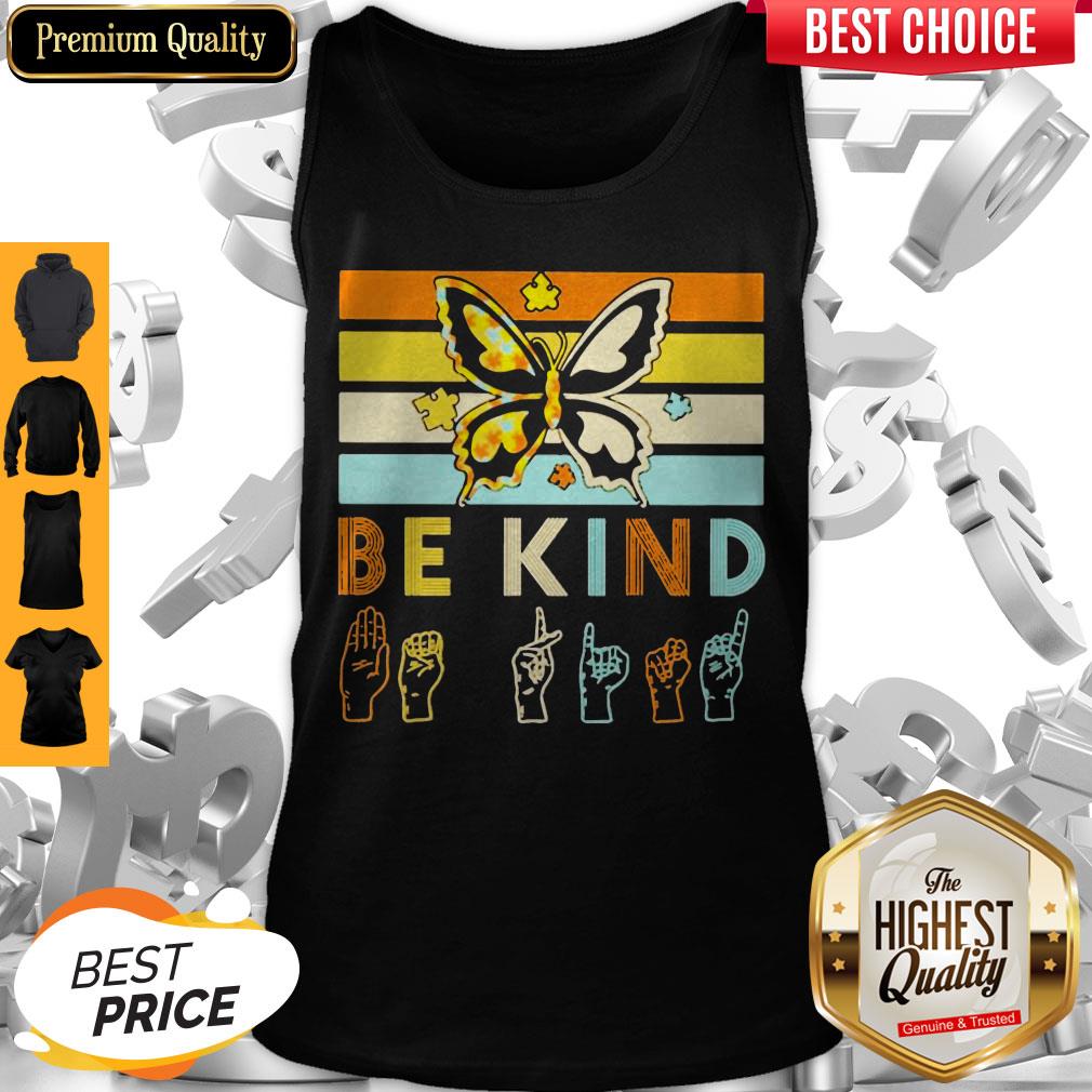 Pretty Butterfly Kindness Be Kind Vintage Shirt
