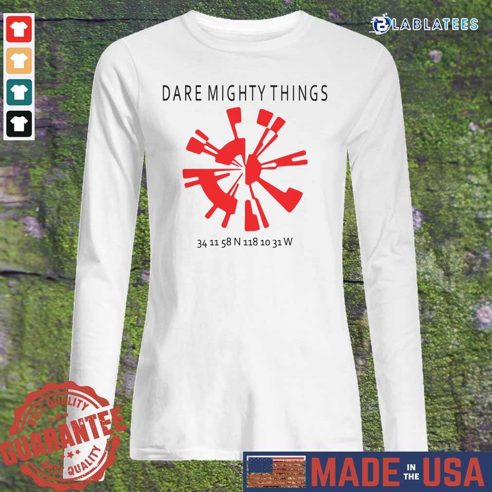 Pretty Dare Mighty Things Parachute Secret Code Shirt