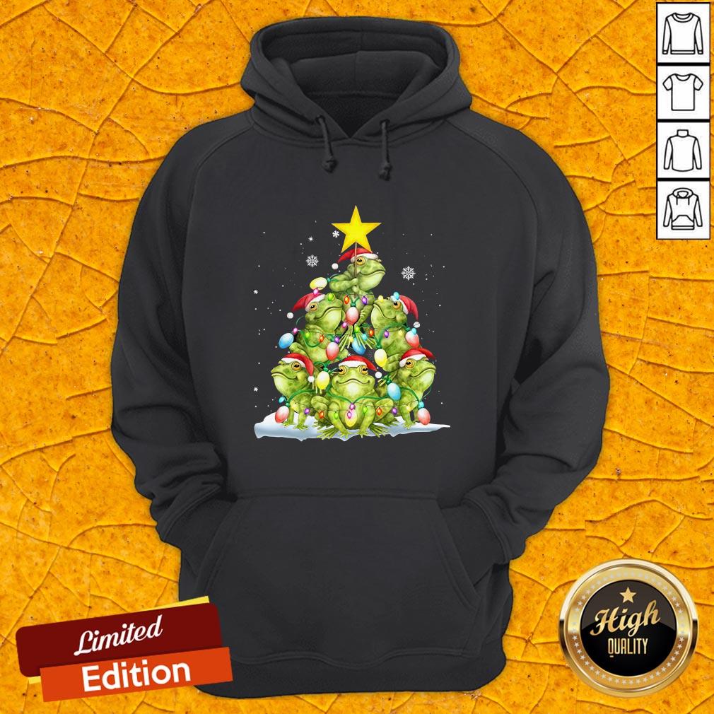 Pretty Frog Tree Christmas Shirt