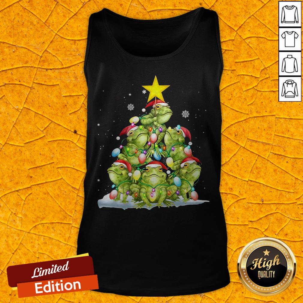 Pretty Frog Tree Christmas Shirt