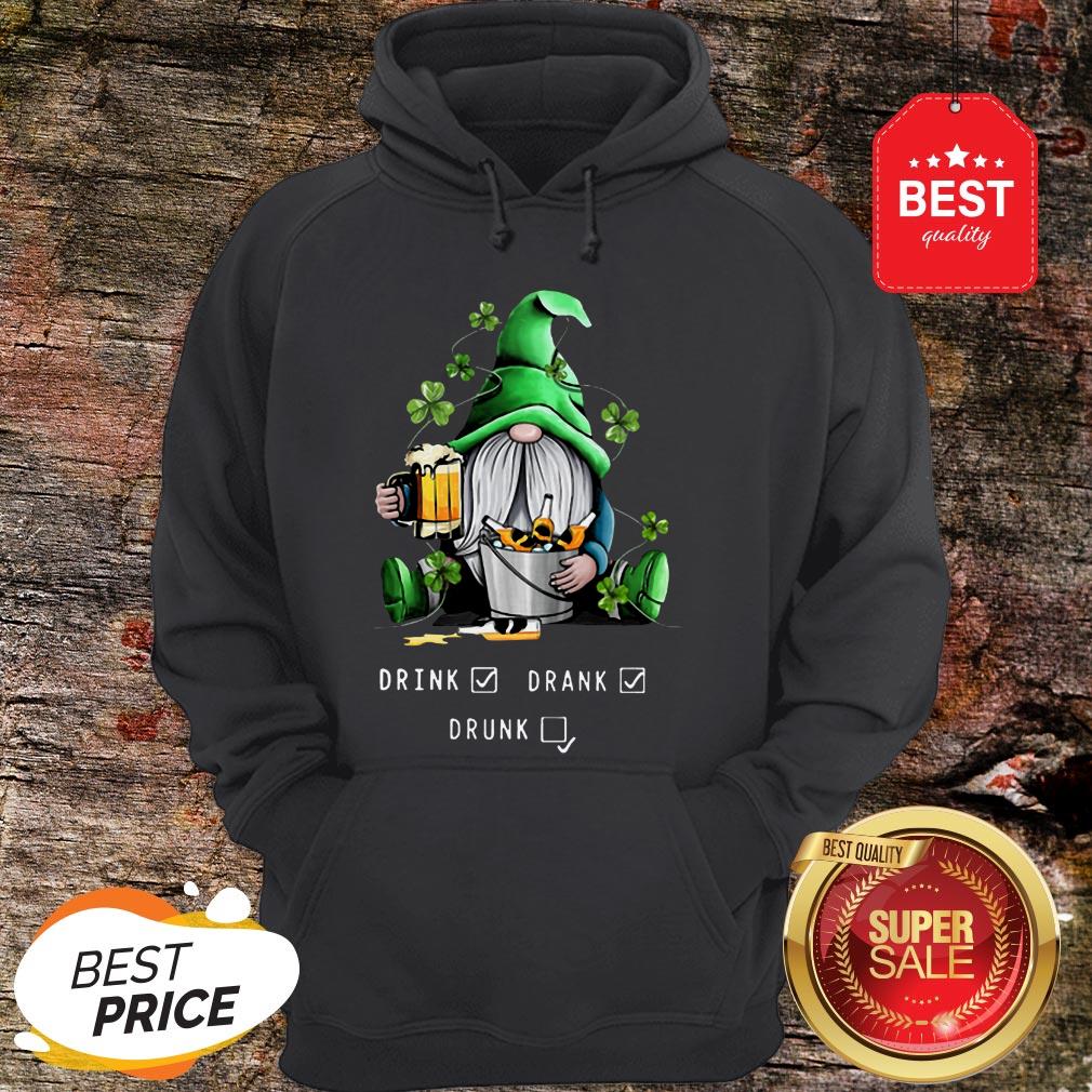 Pretty Gnome Drink Beer Drank Drunk St Patrick’s Day Shirt