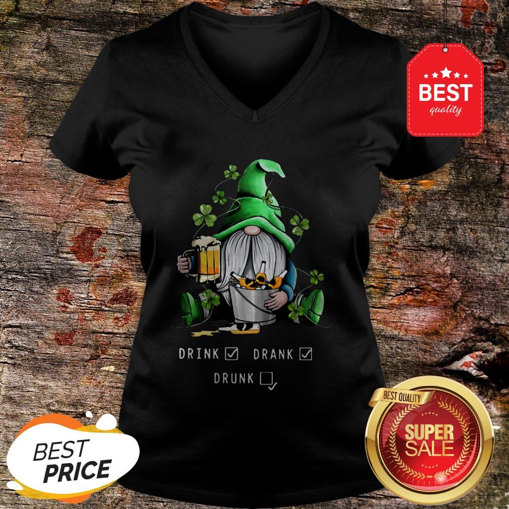 Pretty Gnome Drink Beer Drank Drunk St Patrick’s Day Shirt