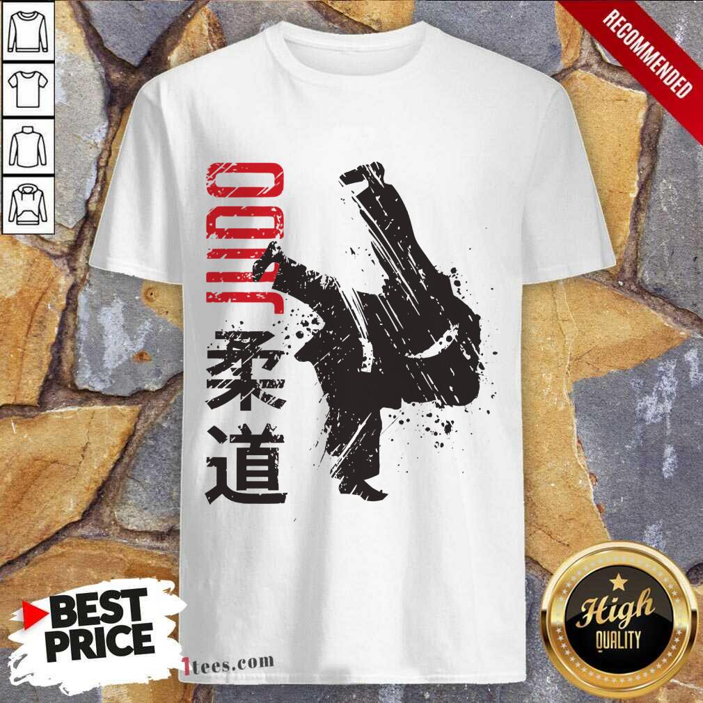 Pretty Judo Kanji Through Shirt