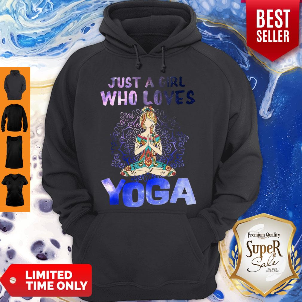 Pretty Just A Girl Who Loves Yoga Shirt
