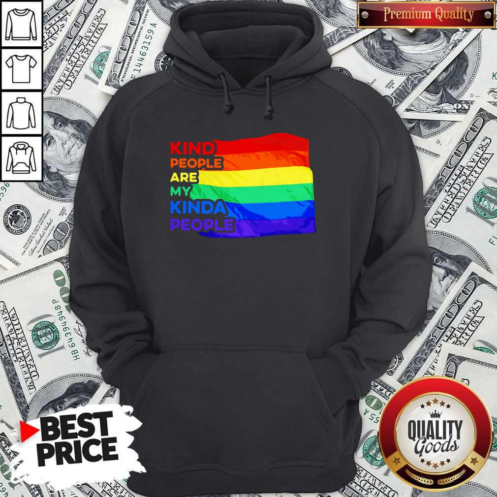 Pretty LGBT Kind People Are My Kinda People Shirt