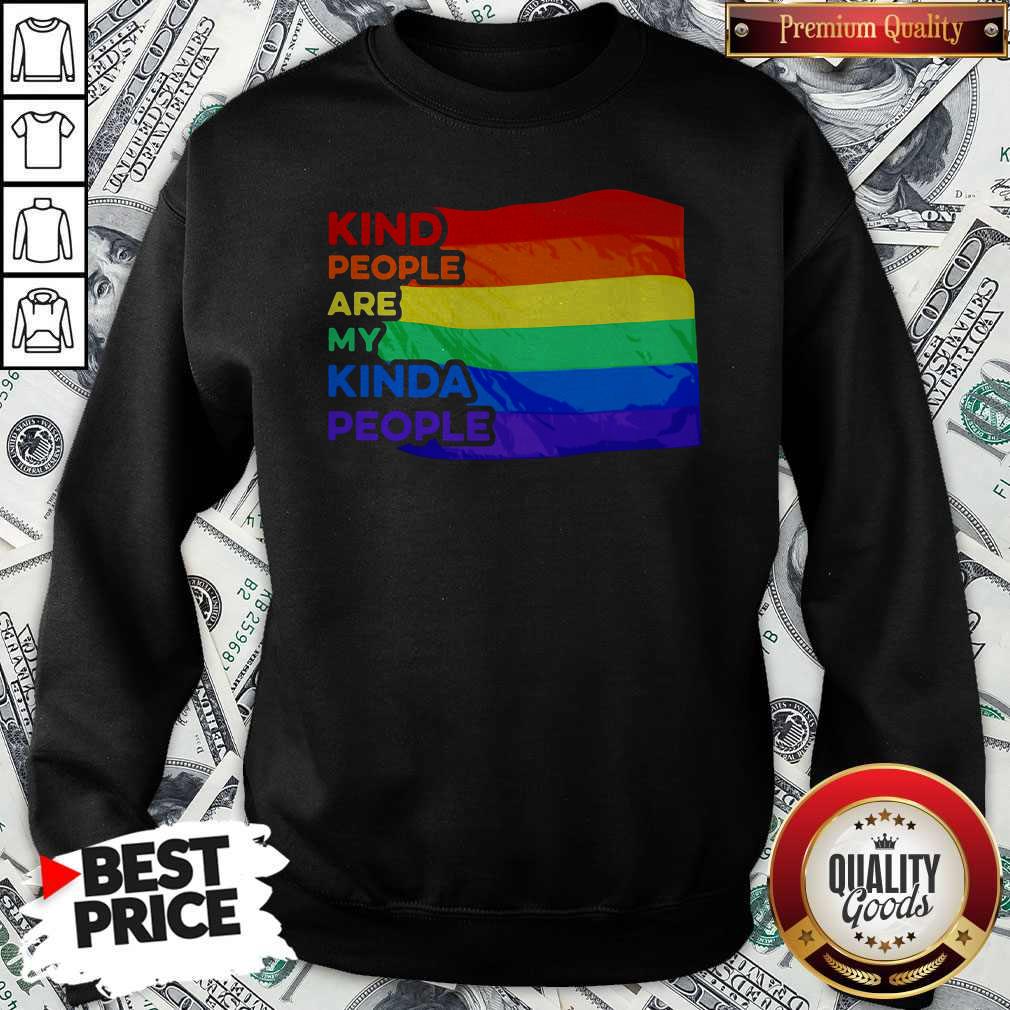 Pretty LGBT Kind People Are My Kinda People Shirt
