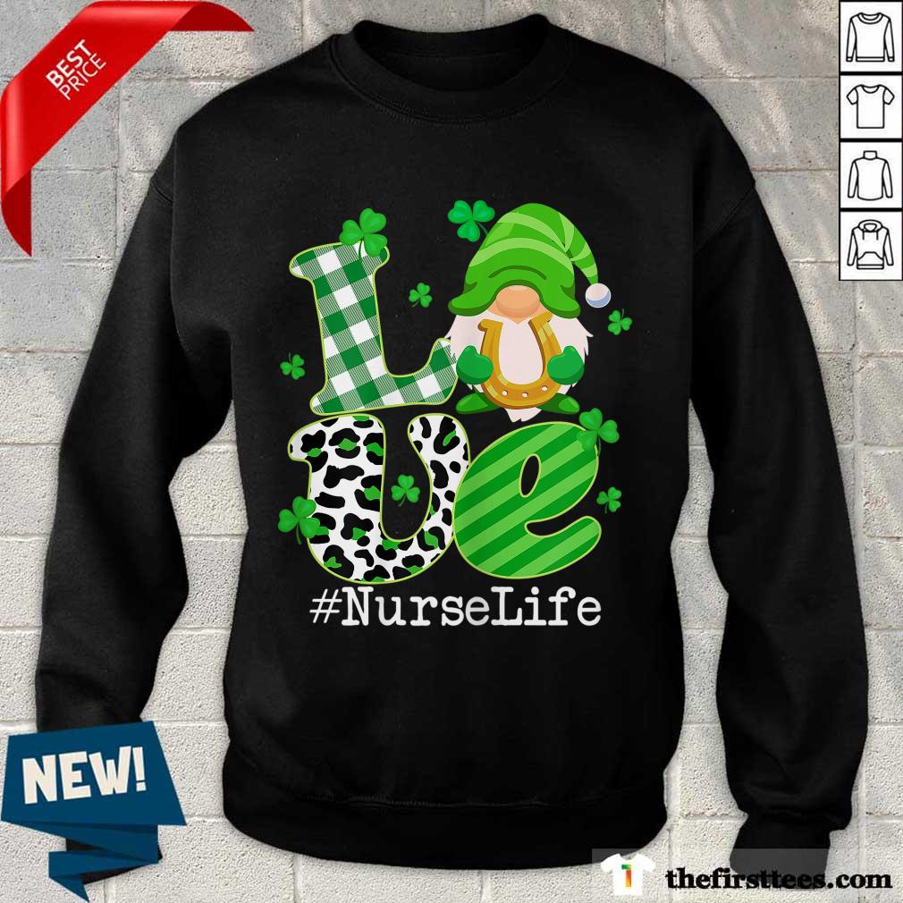 Pretty Love Lucky Nurse Life St Patricks Day Shirt
