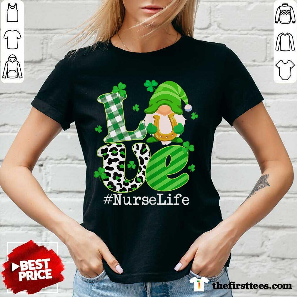 Pretty Love Lucky Nurse Life St Patricks Day Shirt