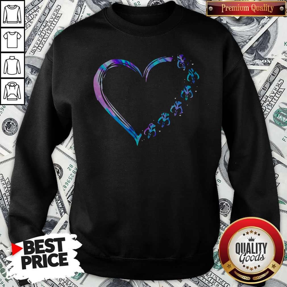 Pretty Mandalorian Heart Holo Shirt