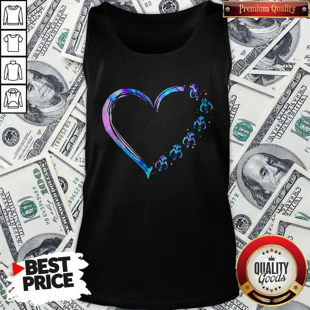 Pretty Mandalorian Heart Holo Shirt