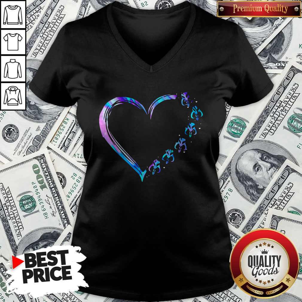 Pretty Mandalorian Heart Holo Shirt