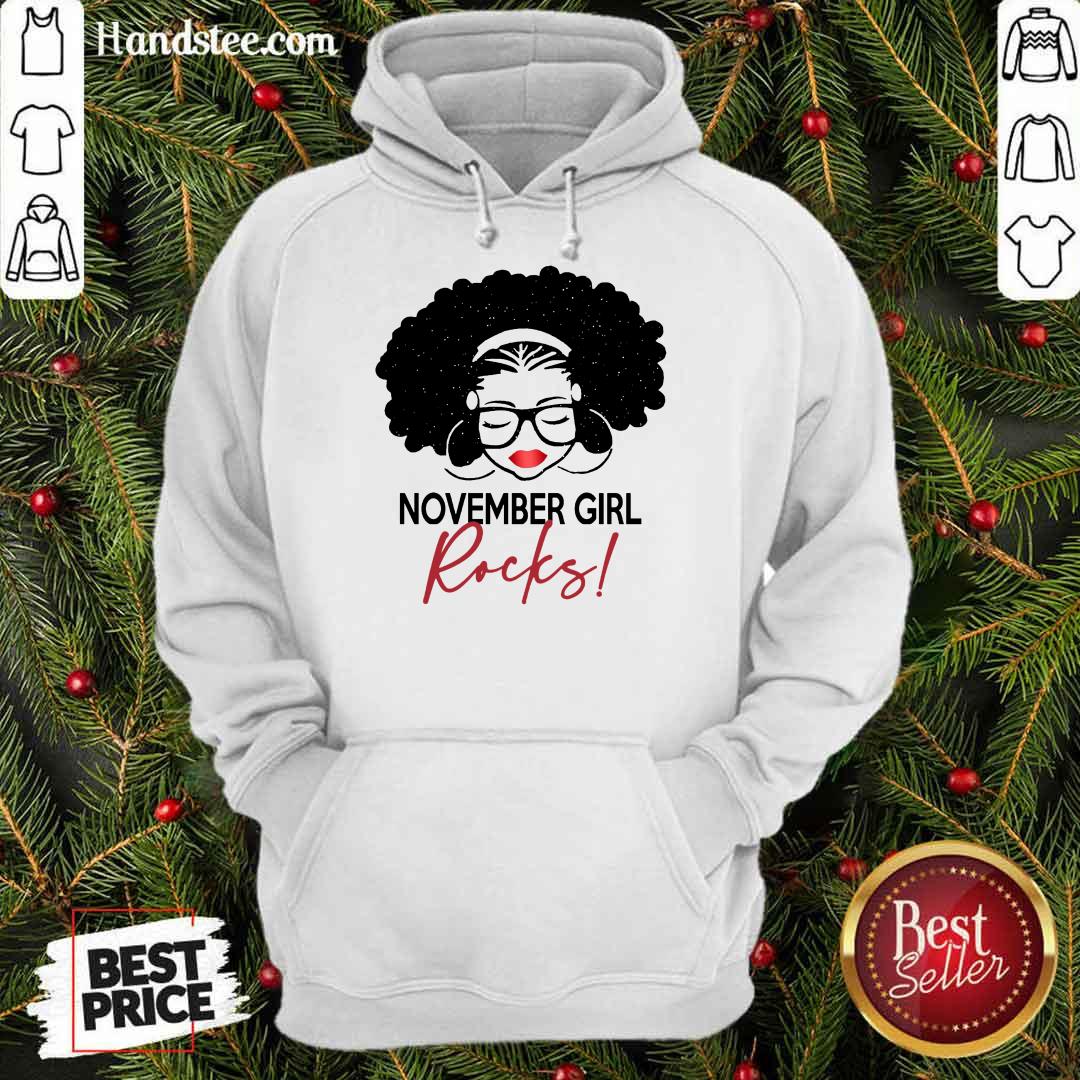 Pretty November Girl Rocks Shirt
