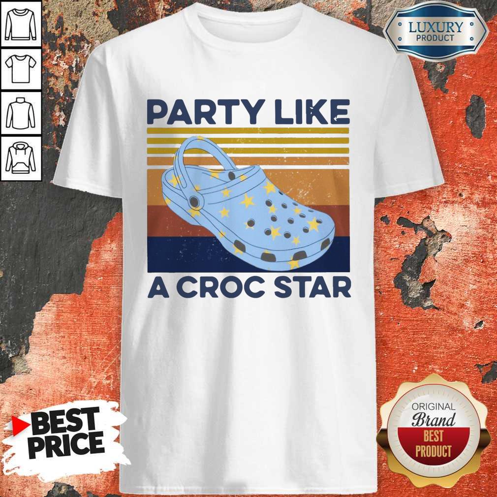 Pretty Party Like A Croc Star Vintage Shirt