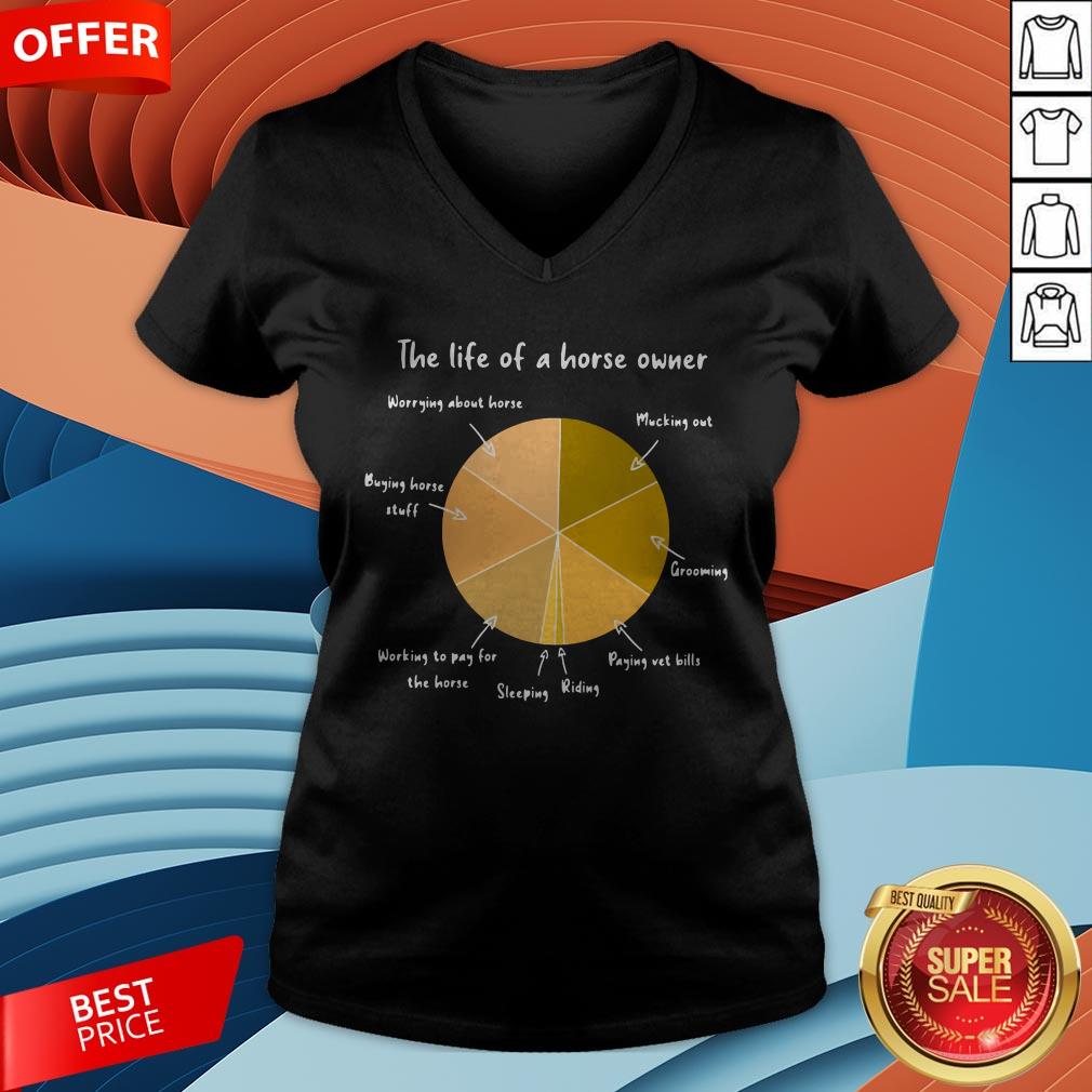 The Life Of A Horse Owner Worrying About Horse Mucking Out Shirt