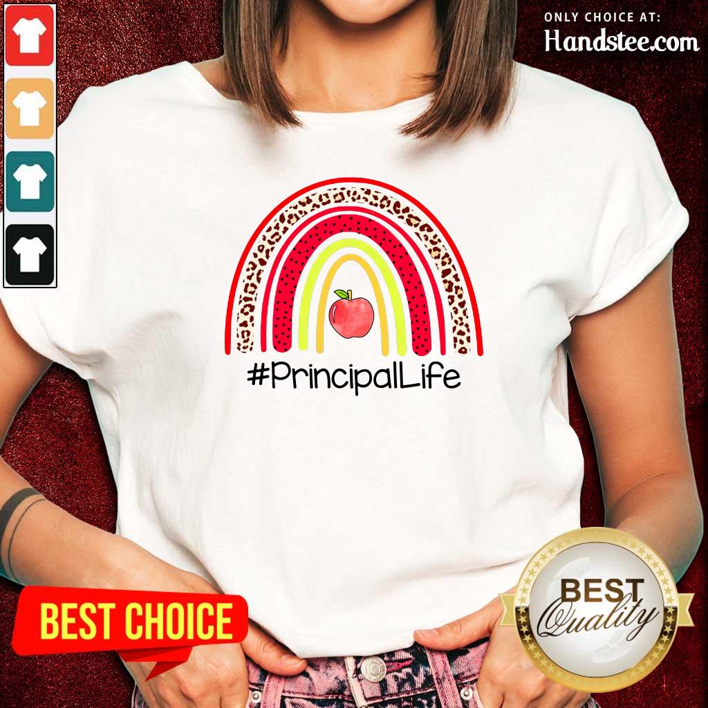 Rainbow Apple Principal Teacher Shirt