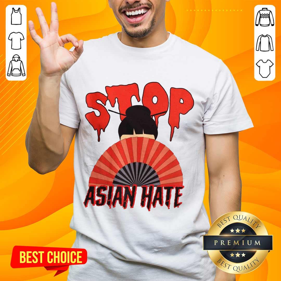 Relaxed Stop Asian Hate Japanese Girl Shirt