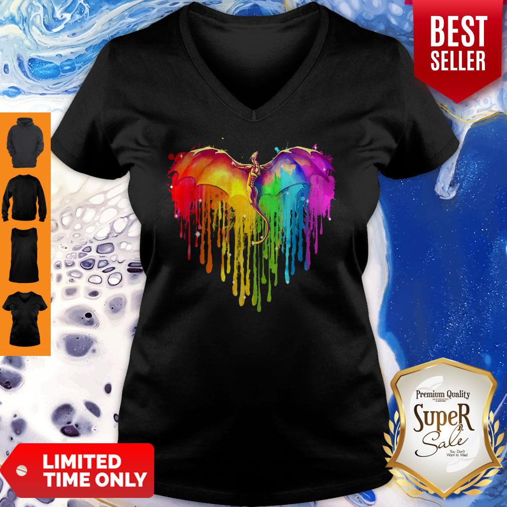 Official Rainbow Dragon Heart Shirt