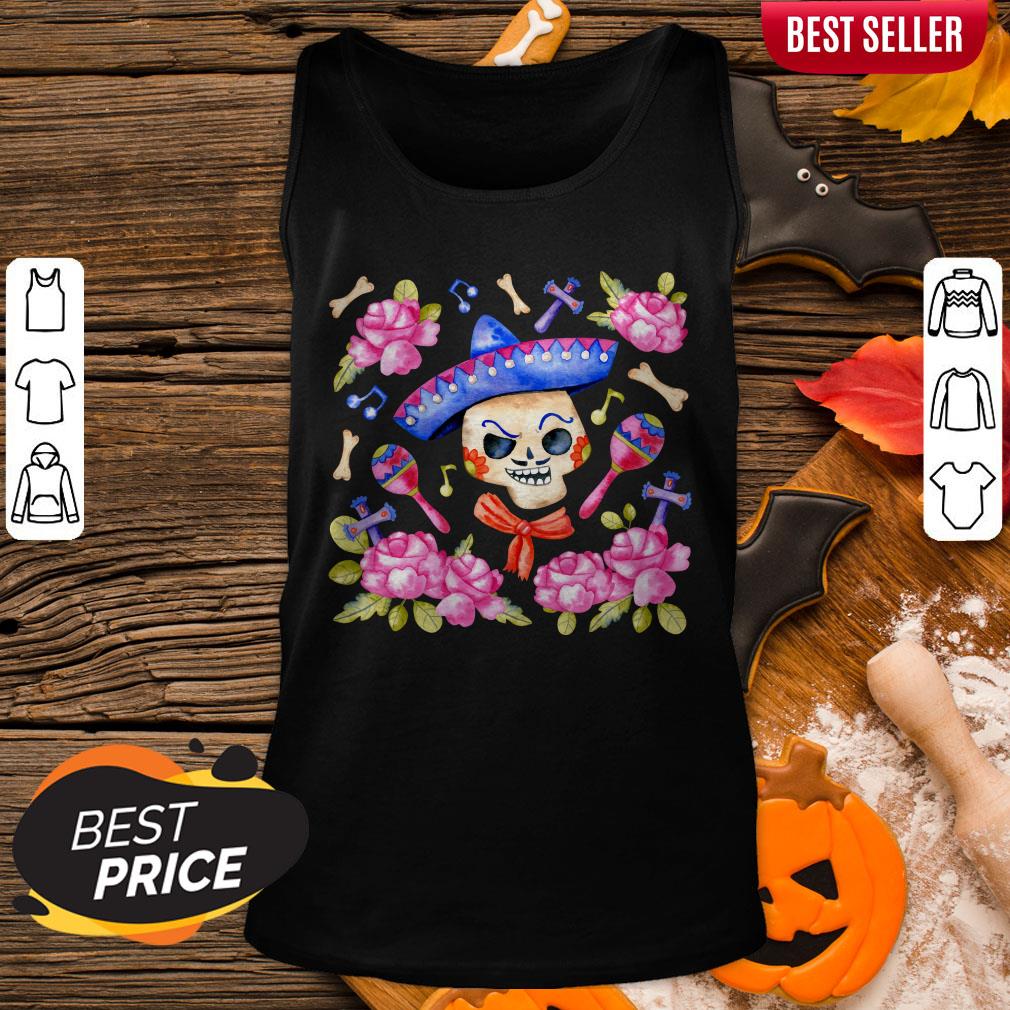 Happy Mexican Dia De Muertos Day Of Dead Sugar Skull Shirt