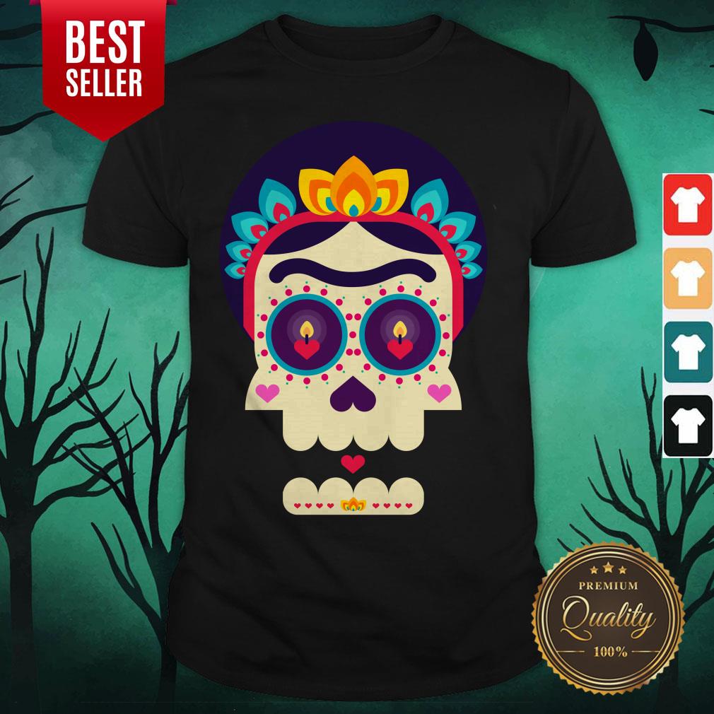 Sugar Skull Woman Day Of Dead Muertos Shirt