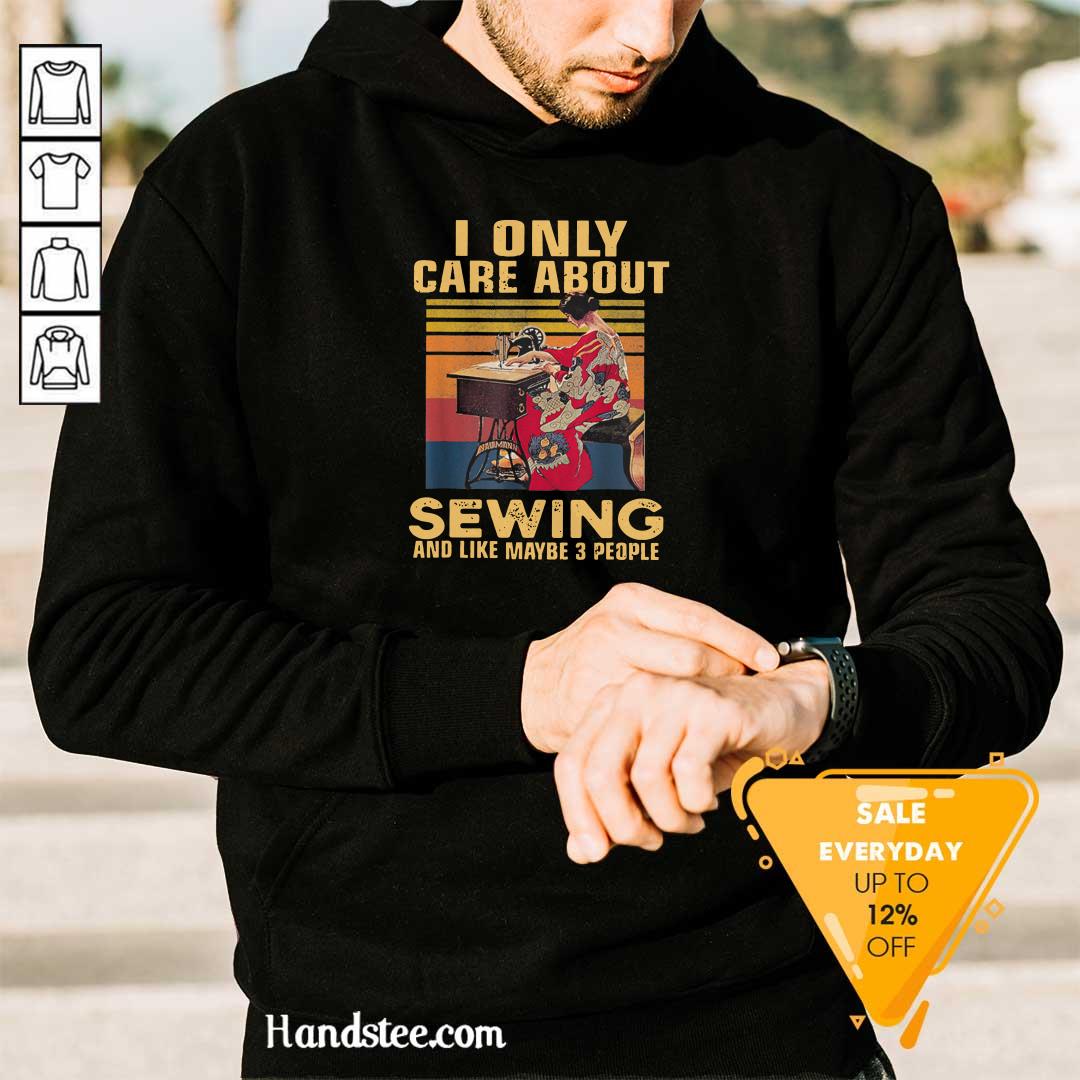 Shocked Only Care About Sewing 84 Shirt