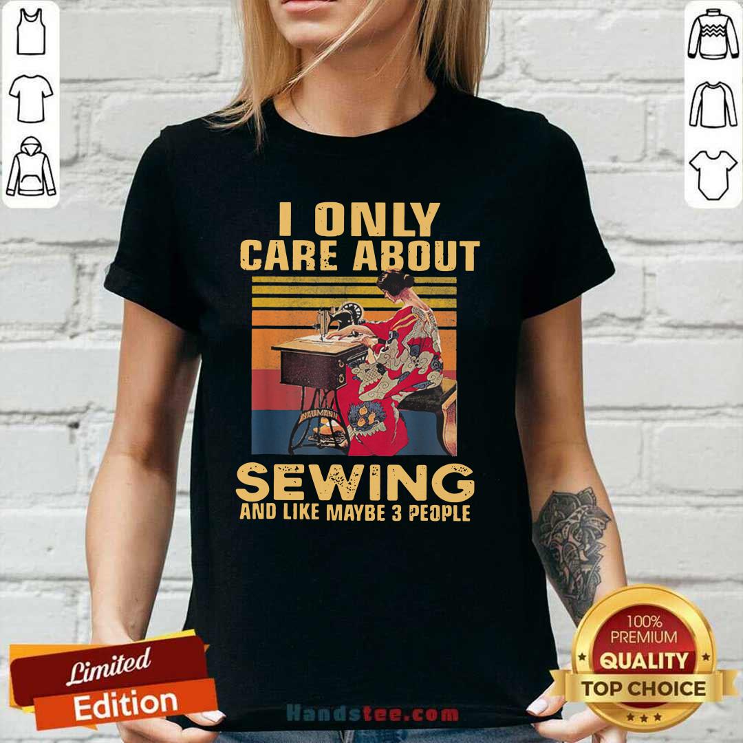 Shocked Only Care About Sewing 84 Shirt