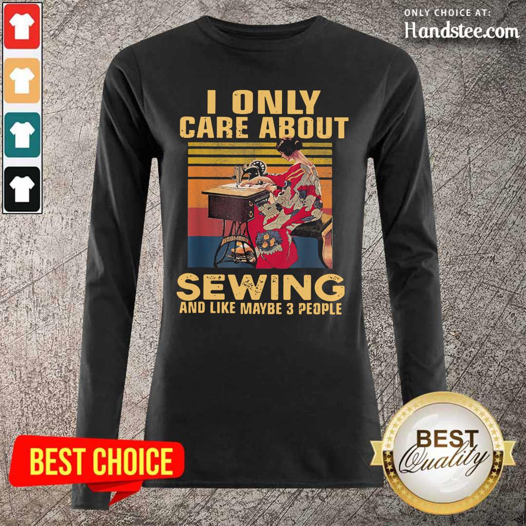Shocked Only Care About Sewing 84 Shirt