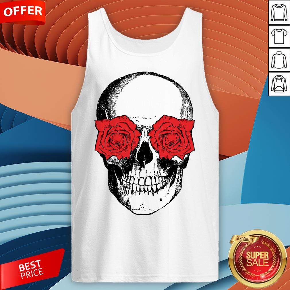 Skull And Roses Flowers Day Of Dead Dia De Los Muertos Vintage Skulls Shirt