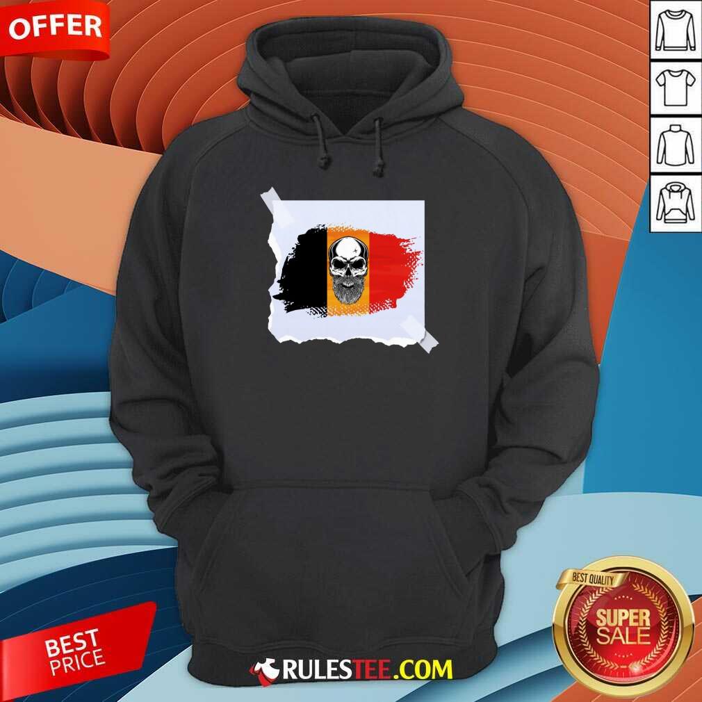 Skull Belgian Flag Shirt