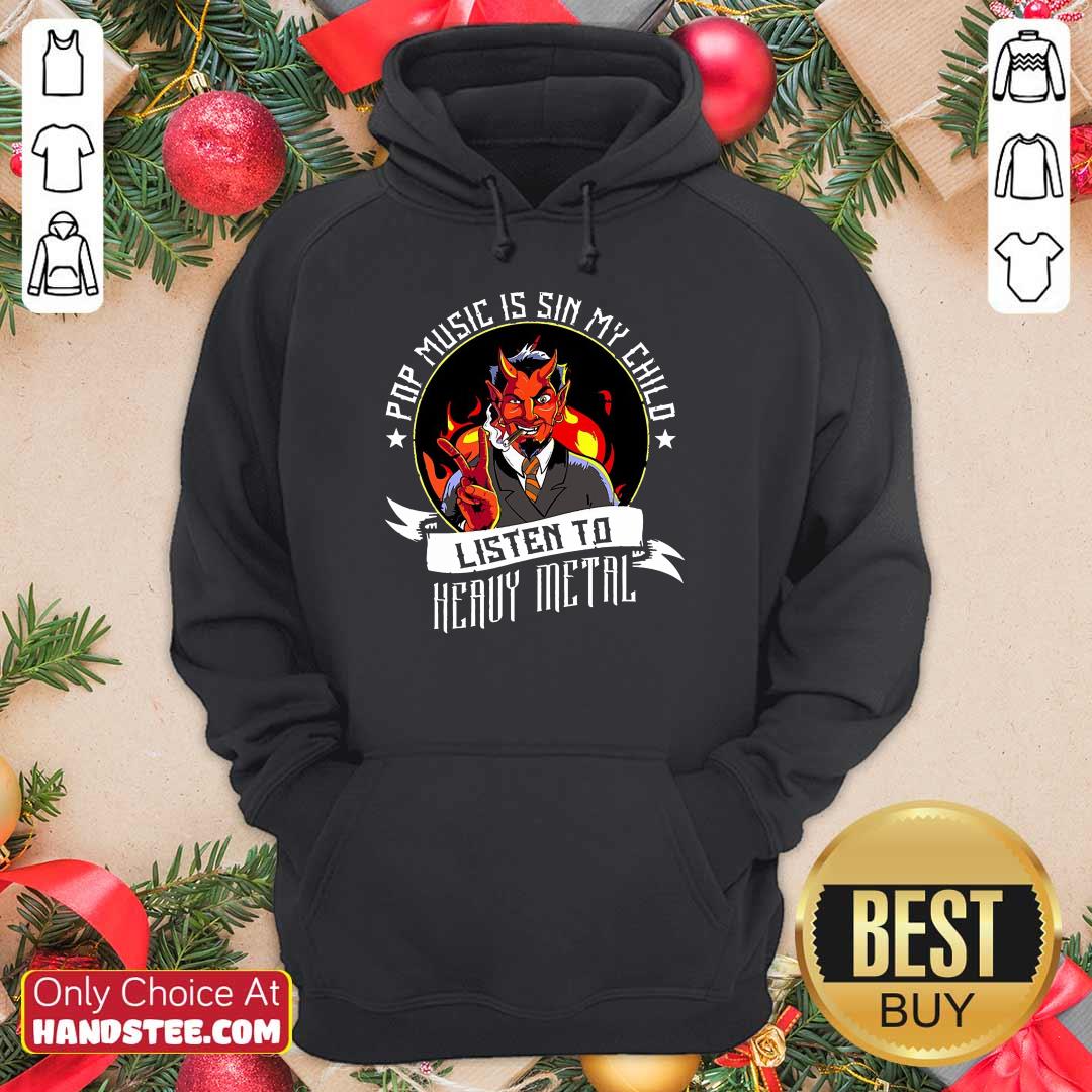 Skull Listen To Heavy Metal Shirt