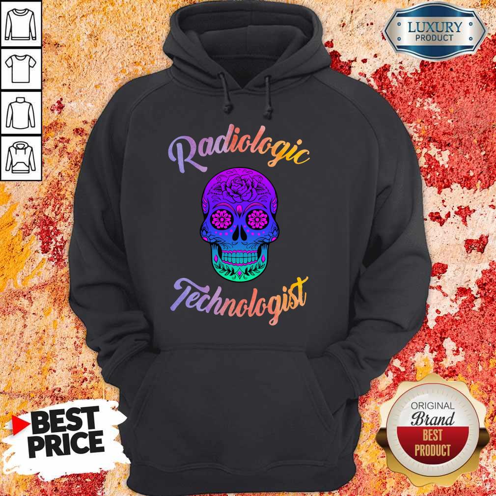 Skull Tattoo Floral Radiologic Technologist Shirt