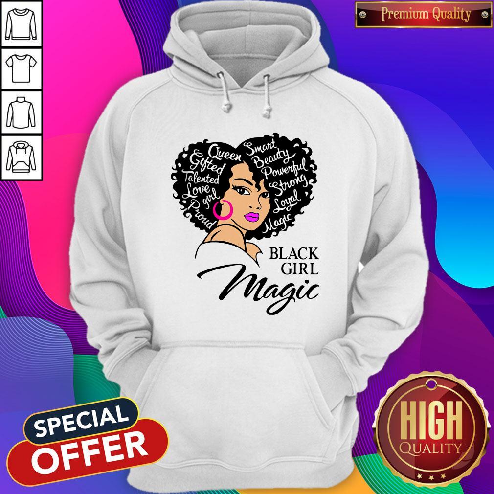 Smart Beauty Powerful Strong Royal Matte Black Girl Magic Shirt