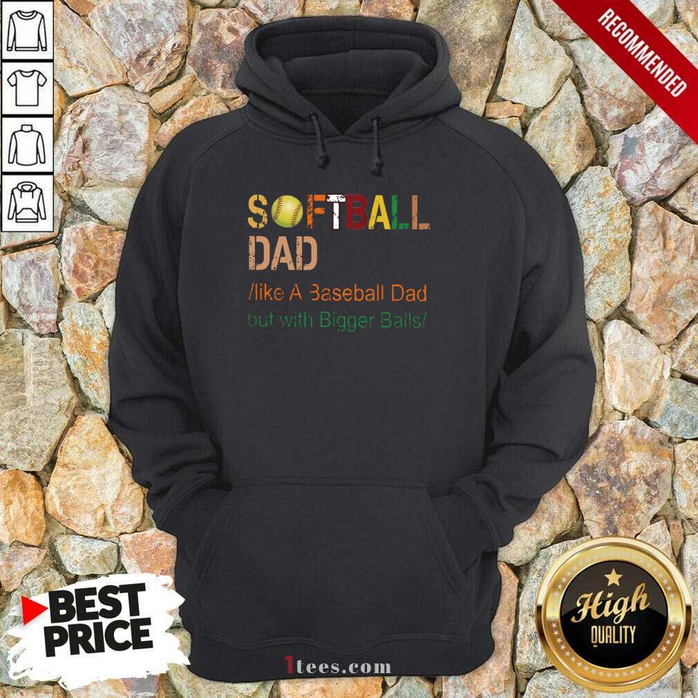 Softball Dad Like A Baseball Vintage Shirt