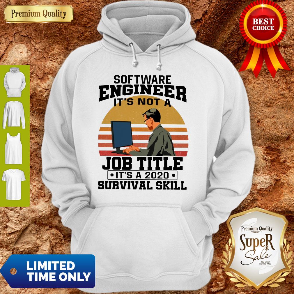 Software Engineering It's Not A Job Title It's A Classic Shirt