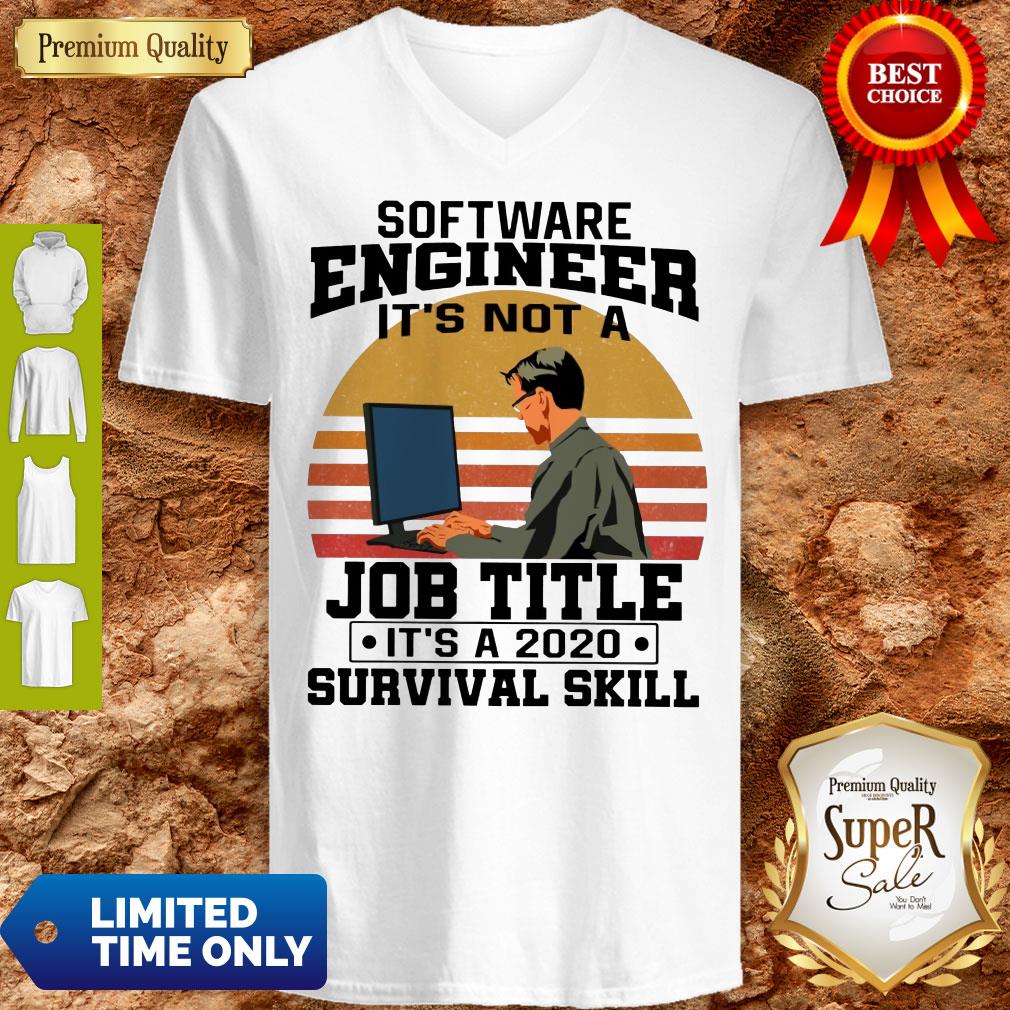 Software Engineering It's Not A Job Title It's A Classic Shirt