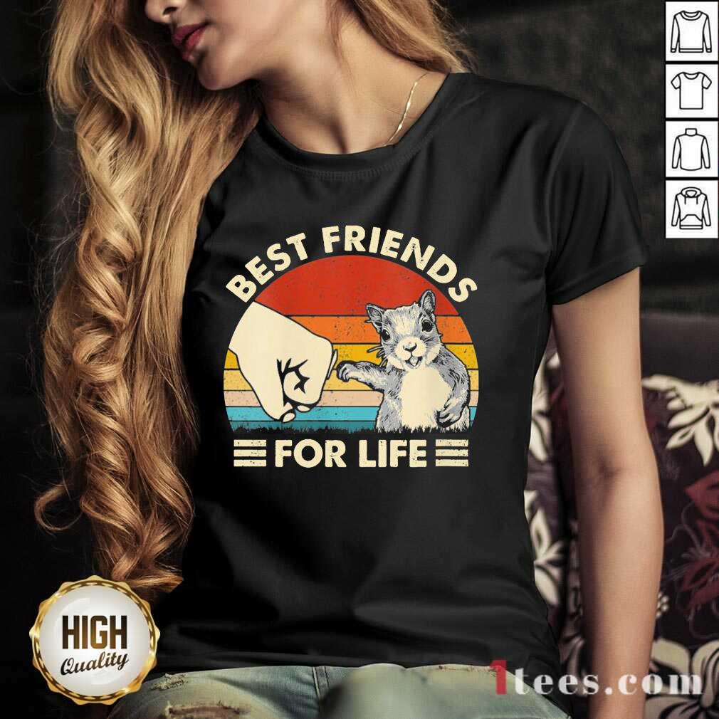Squirrel Best Friend For Life Vintage Shirt