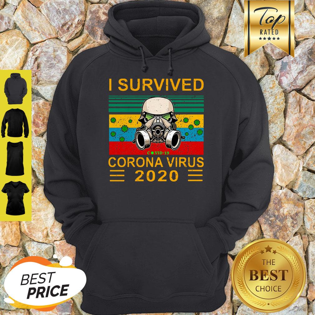 Stormtrooper I Survived Covid-19 Coronavirus 2020 Vintage Shirt