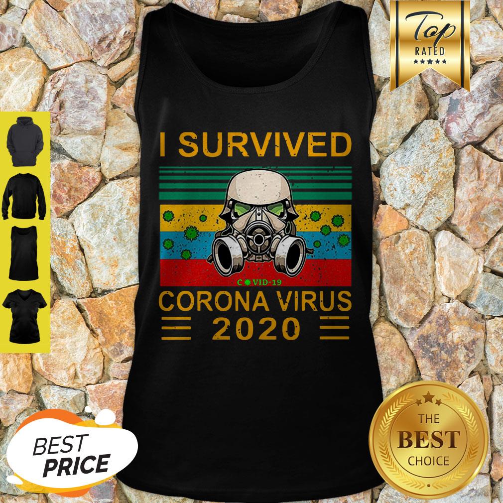 Stormtrooper I Survived Covid-19 Coronavirus 2020 Vintage Shirt