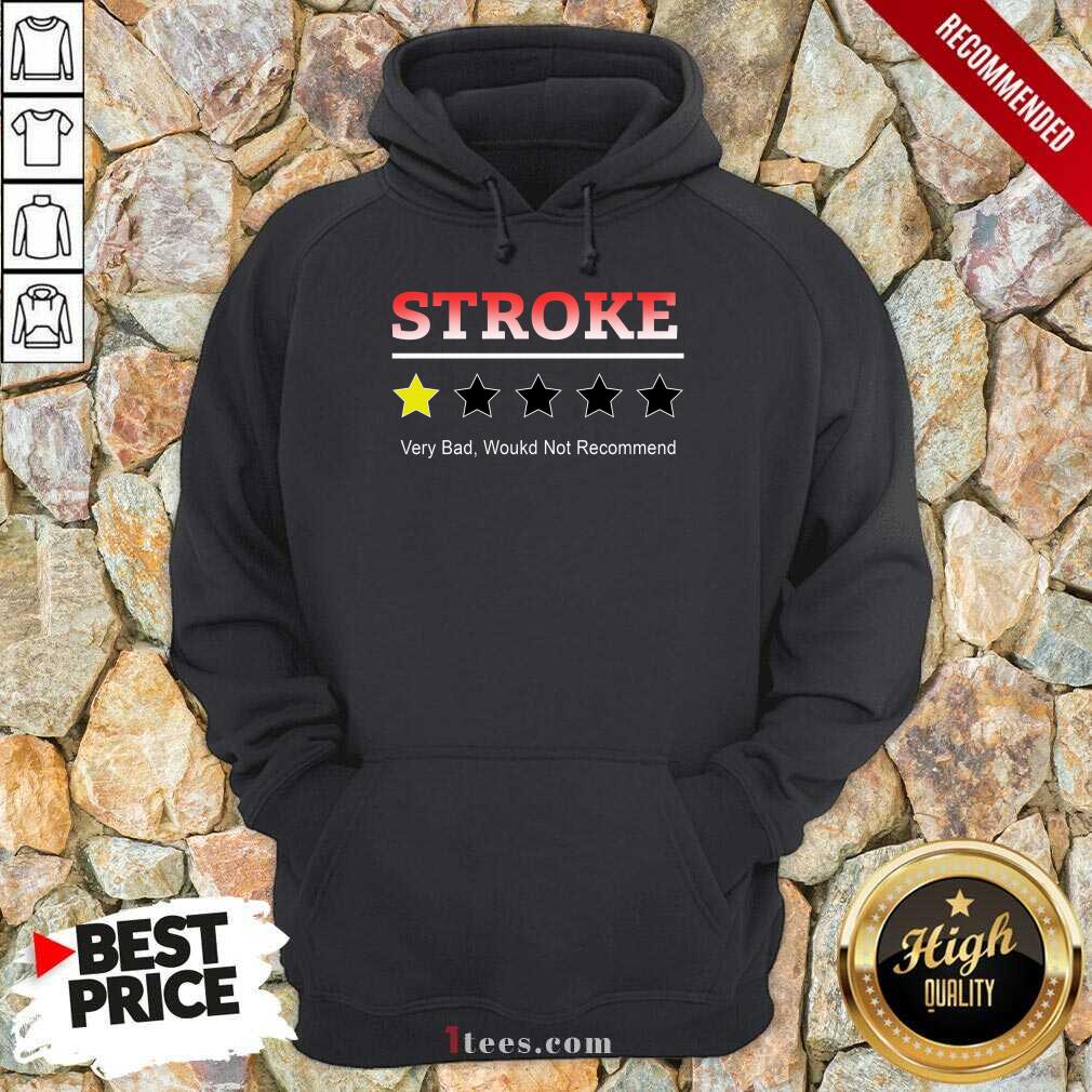 Stroke Rating Star Very Bad Would Not Recommend Shirt