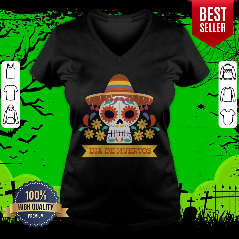 Sugar Skull Day Of Dead Dia De Muertos Mexican Holiday Shirt