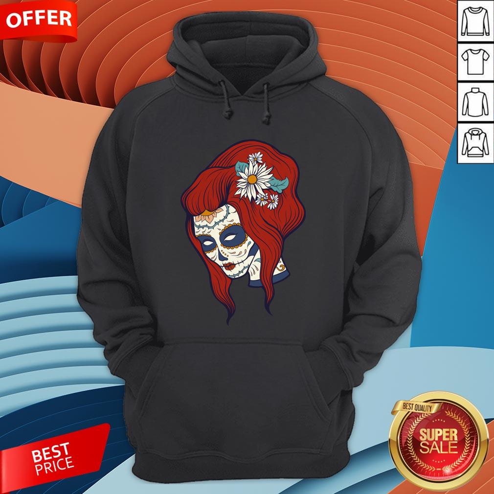 Sugar Skull Woman Day Of Dead Dia De Los Muertos Shirt