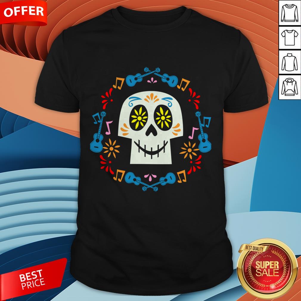 Sugar Skulls Music Day Dead Dia De Los Muertos Shirt