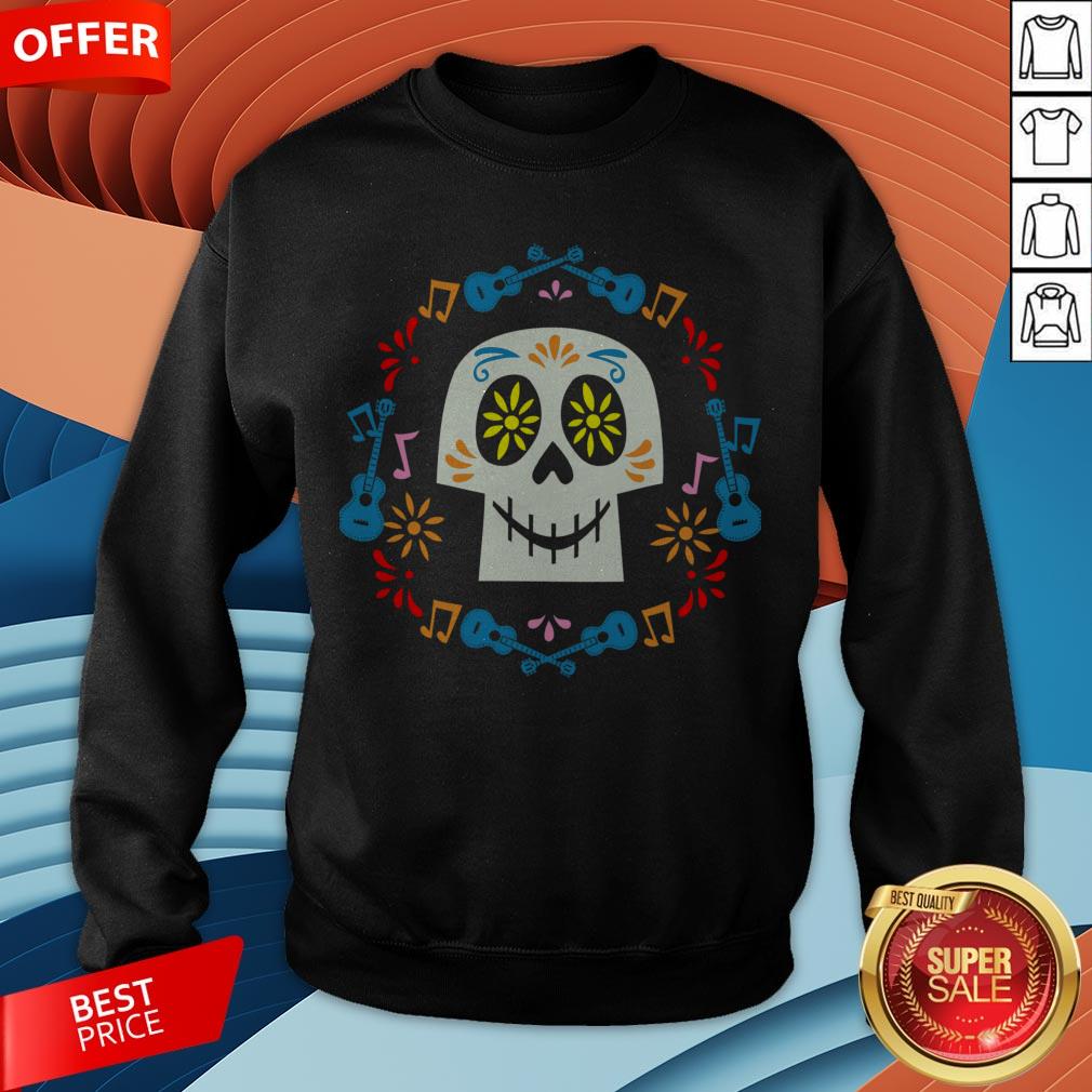 Sugar Skulls Music Day Dead Dia De Los Muertos Shirt