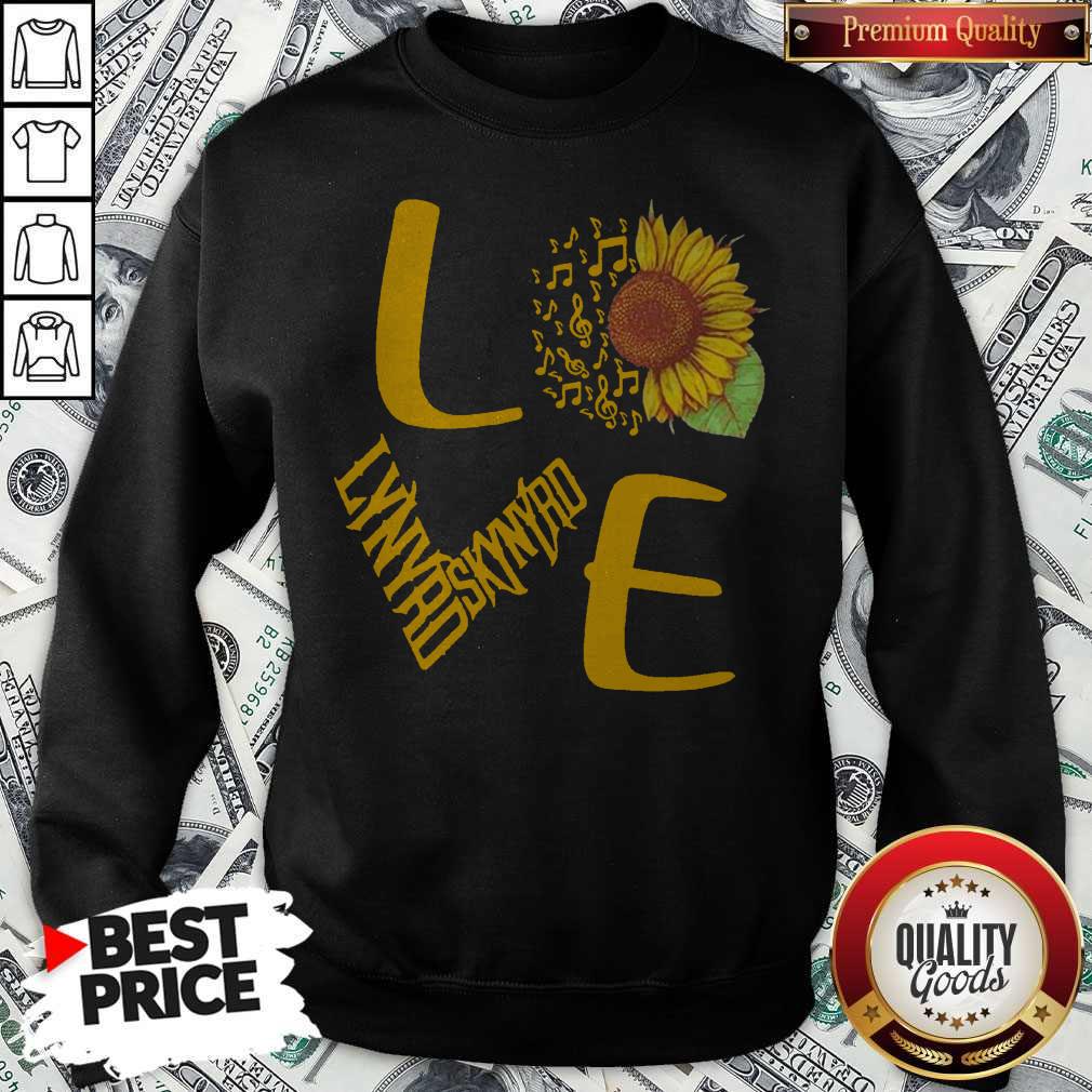 Sunflower And Music Note Love Lynyrd Skynyrd Shirt