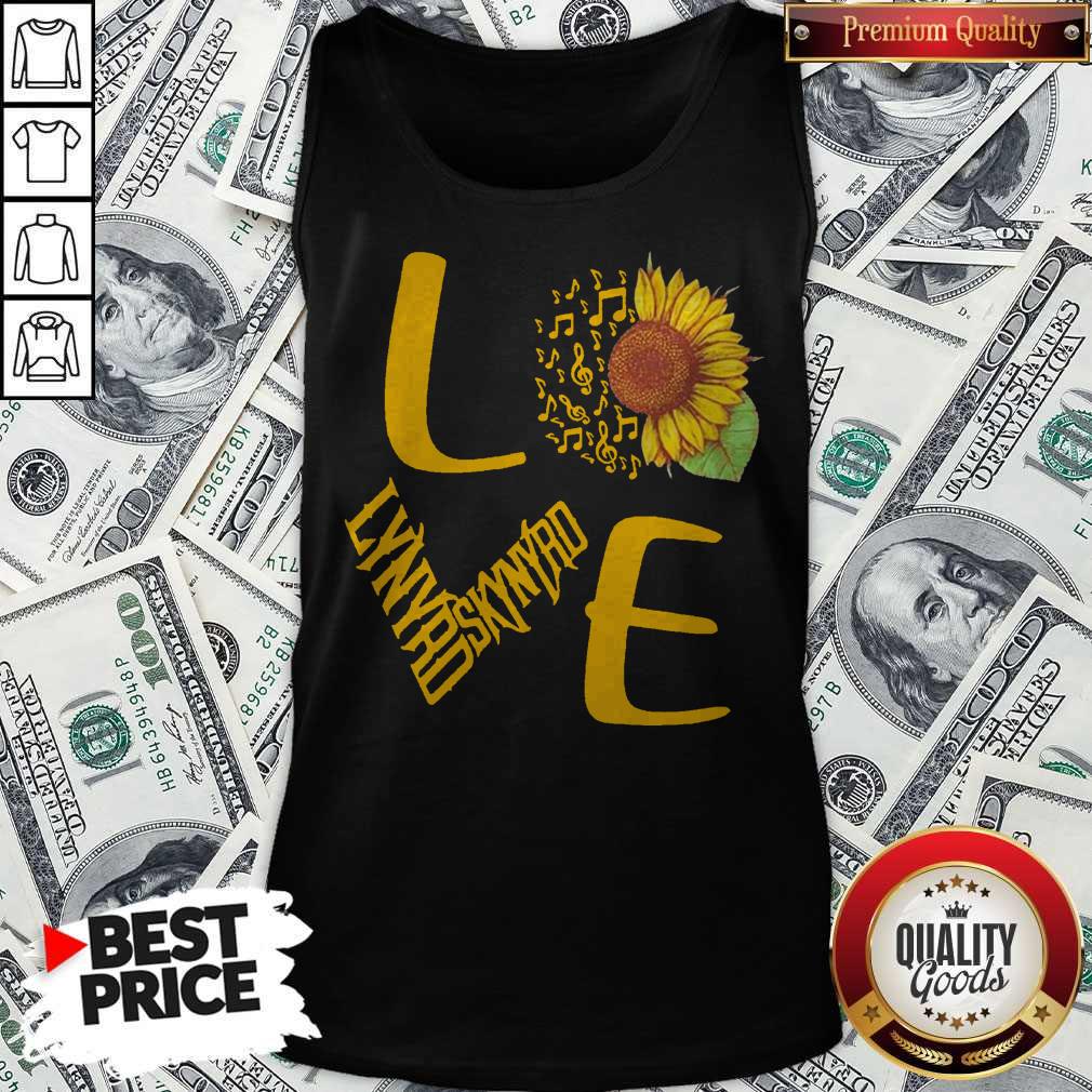 Sunflower And Music Note Love Lynyrd Skynyrd Shirt