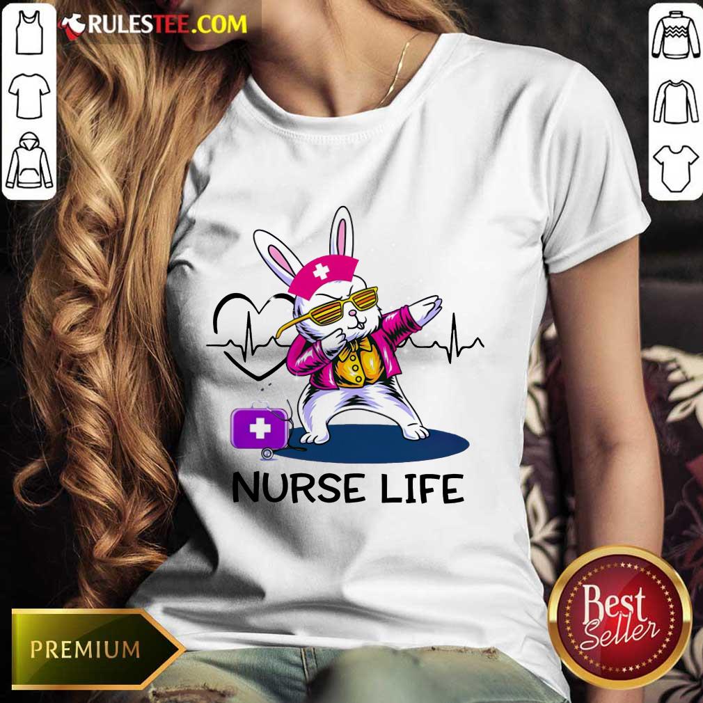 Surprised Bunny Nurse Dab Nurse Life Shirt