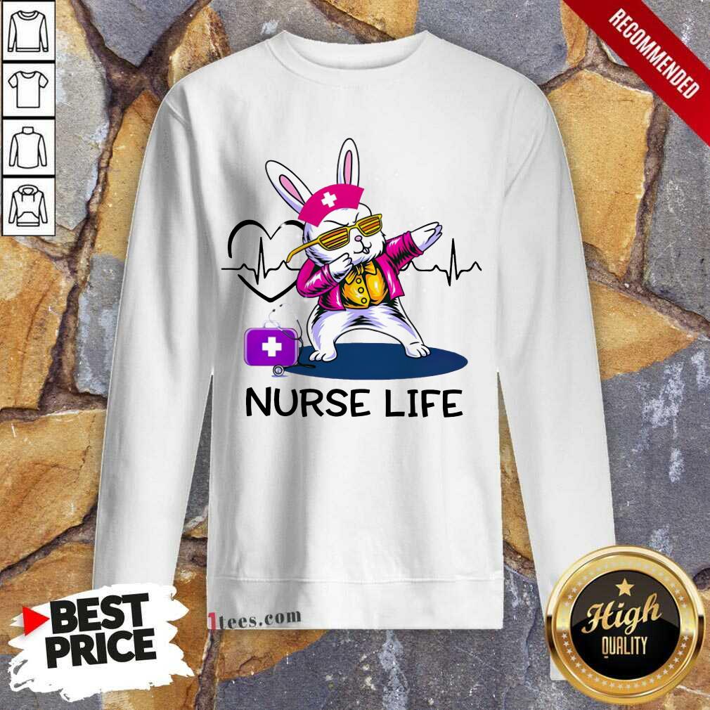 Surprised Bunny Nurse Dab Nurse Life Shirt