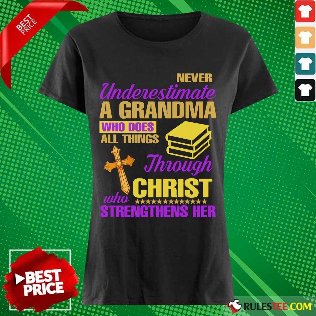 Surprised Underestimate A Grandma Her Shirt