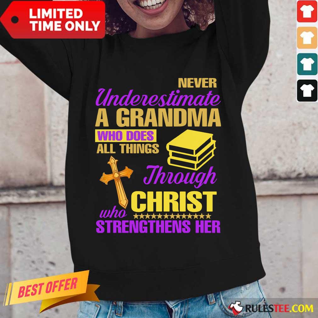 Surprised Underestimate A Grandma Her Shirt