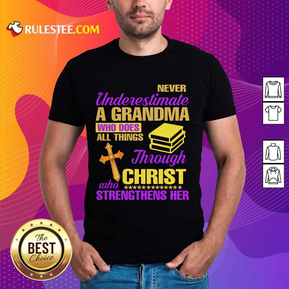 Surprised Underestimate A Grandma Her Shirt